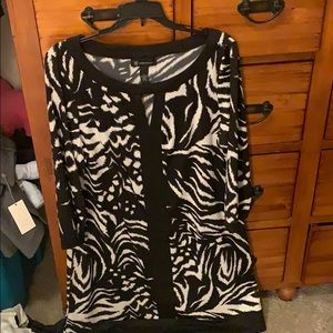 Black and white dress